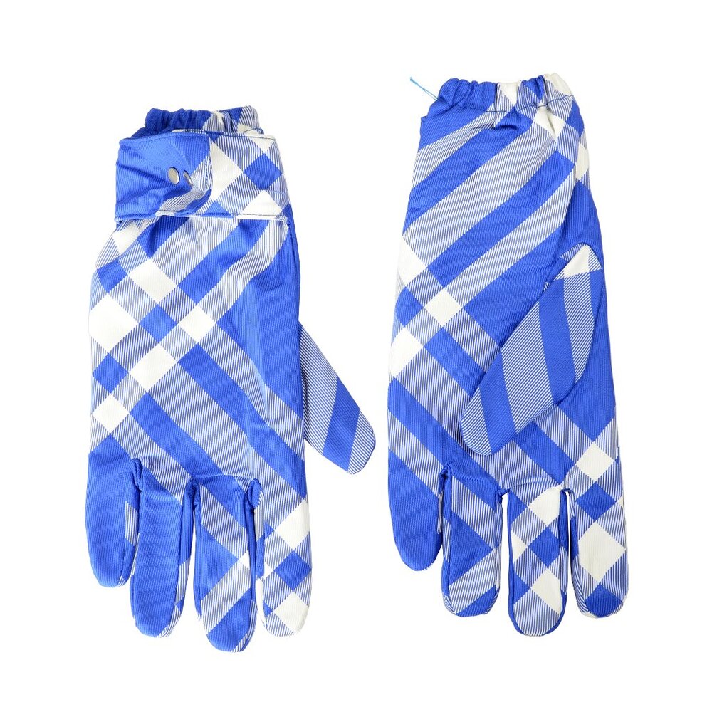 Burberry "LG Check Nylon Glove" Knight IP Check Gloves Sz M